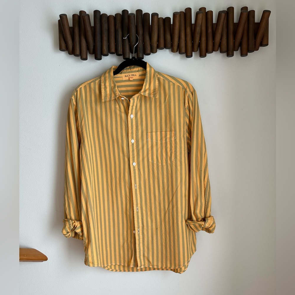 Alex Mill 100% cotton striped button down